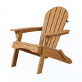 Sedia da giardino 78 x 88 x 98 cm in legno marrone - stile Adirondack pieghevole