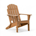 Sedia Adirondack 84 x 79 x 97 cm in legno marrone per esterno - schienale inclinato
